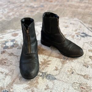 Women’s Ariat Scout Zip Paddock Boots, Black